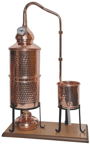 Dr. Richter 2L Kupfer Destille „Kalif XL Duo Botanical“ 2-in-1 Destillieranlage
