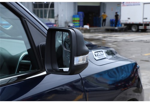Matte Black ABS Side Door Rearview Mirror Cap Cover for Dodge Ram 1500 2018-2024 - Picture 4 of 13