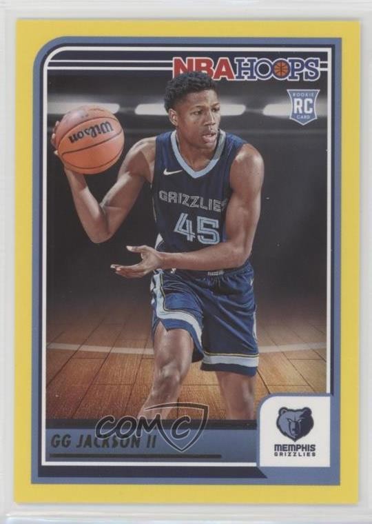2023-24 Panini NBA Hoops Rookies Yellow GG Jackson II #275 Rookie RC 1kx5