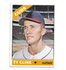 1966 Topps #306 Ty Cline, Chicago Cubs