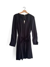 NWT Ulla Johnson Daisy Dress Size 10 Midnight Navy Viscose Mini Belted