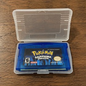 Pokemon Sapphire GBA Version (Game Boy Advance, 2003) Cartridge Game USA Tested