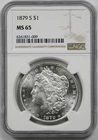 1879-S $1 NGC MS 65 Morgan Silver Dollar