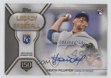 2019 Topps Legacy of Baseball Series 2 150th Anniversary Heath Fillmyer Auto 6ns