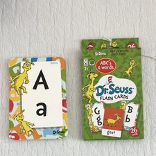 Dr. Seuss ABC's  Words Flash Cards Ages 3 Alphabet Letters Kids