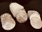 Fresh Out of a Monster Box Lot of FIVE 1 Oz .999 Fine Silver American Eagle