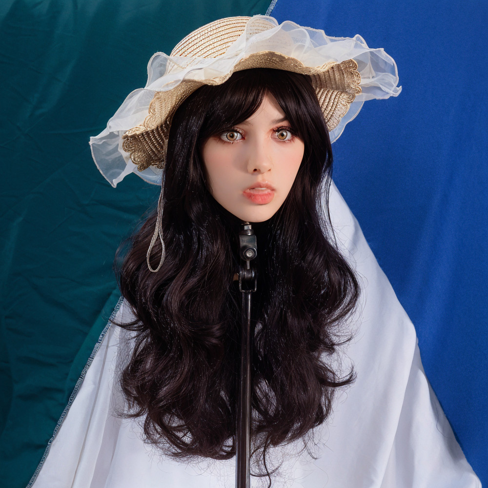 Beauty training, advanced TPE makeup practice mannequine head, with M16 mounting