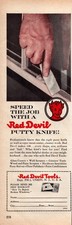 Red Devil Putty Knife Union NJ Speed the Job Professionals Vintage Print Ad 1960