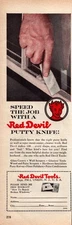 Red Devil Putty Knife Union NJ Speed the Job Professionals Vintage Print Ad 1960