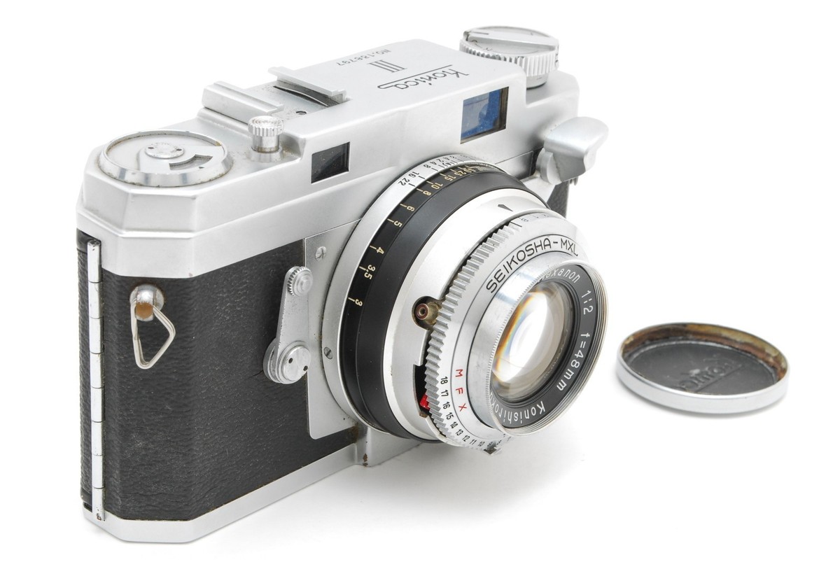 MINT】Konica III Rangefinder Film Camera w/ 48mm f/2 Hexanon Lens
