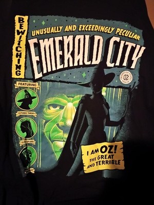 Emerald City Bewitching Wizard of Oz Wicked Graphic T-shirt