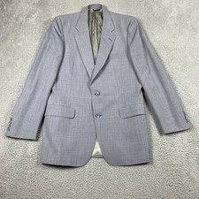 Christian Dior Blazer Mens 42R Grey Hart Schaffner Marx Micro Stripe SportCoat
