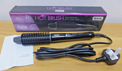 Wahl ZX927 Ceramic Coated Hot Brush 26mm 200º Hair Curling Tong Tight Curls NEU