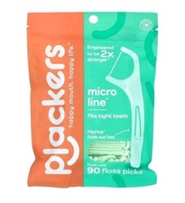90 CT Plackers Micro Mint Dental Floss Tooth ...