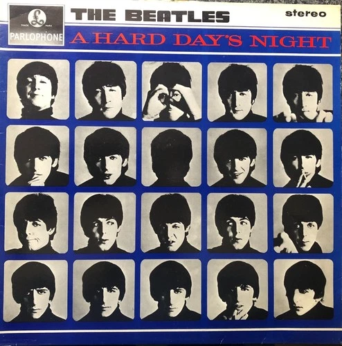 The Beatles a Hard Days Night 1980 Uk Parlophone Reissue  Vinyl Lp Pcs 3058