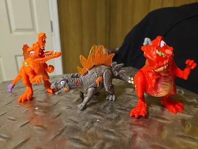 Dinosaur Zuru Smashers Mini Light Up Dino T-Rex Smash-O-Saur  figure Lot Of 3