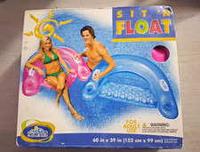 Intex Sit 'N Float Inflatable Pool Float Lounge 60 x 39 in, MPN 58859T