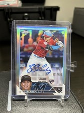 2023 Topps Chrome JJ Bleday RC Auto Refractor /499 RC #RA-JJB Reds Cincinnati
