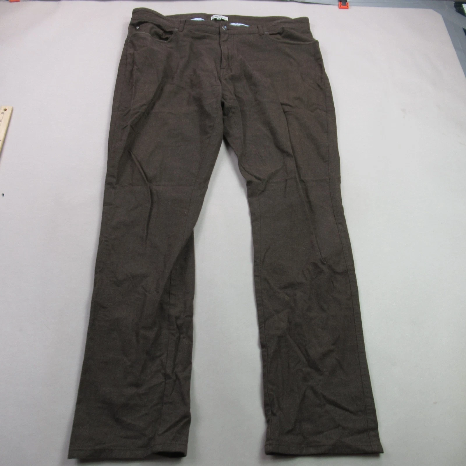 Peter Millar Pants Mens 38 Chino Pockets Brown Straight Leg Casual