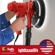 1200W Electric Drywall Sander Variable Speed Sanding Machine W/ LED Light Strip