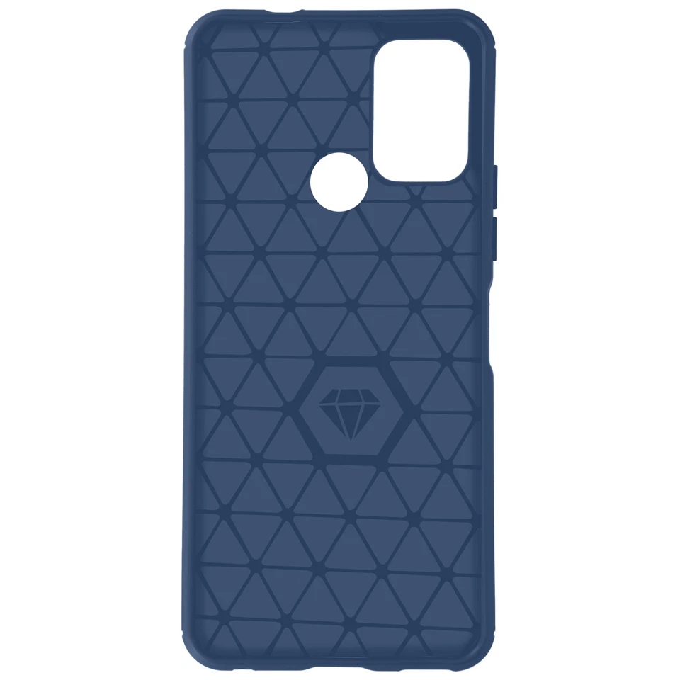 Avizar, Cover per Nokia C22 flessibile con effetto carbonio spazzolato - Immagine 2 di 4