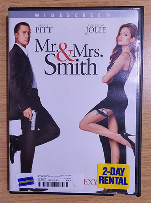 Mr. & Mrs. Smith (DVD, 2005, Widescreen) Brad Pitt, Angelina Jolie