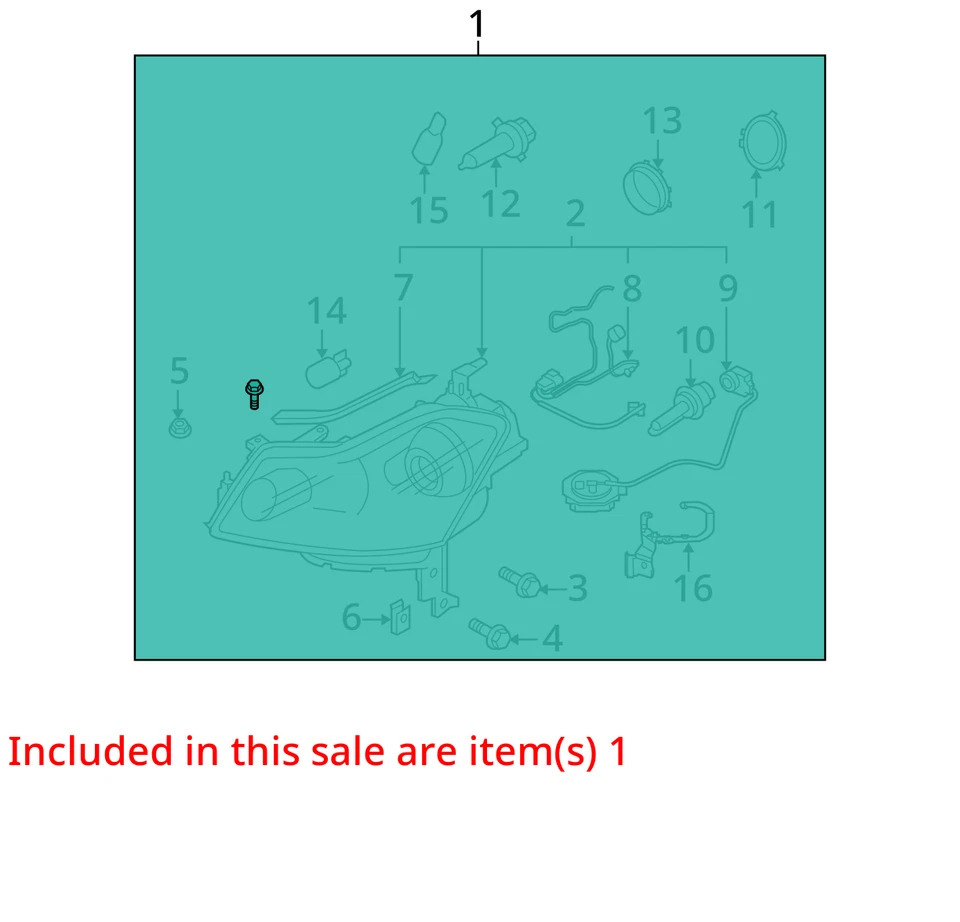 Подходит для 2006 - 2007 INFINITI M35 ксеноновая адаптивная неповрежденная фара в сборе изготовитель оборудования - Изображение 4 из 4