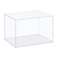 Display Case Box Acrylic Box Transparent Showcase 41x31x26cm for Collectibles