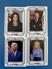 Joe Biden, Jill Biden & Kamala Harris Cards (4 Total)