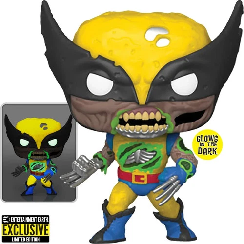 Funko Pop - Marvel Vinyl Figure - Zombie Wolverine EE Glow in the Dark 662