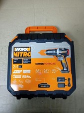 Worx WX3551 20V 55Nm Cordless Brushless Combi Hammer Impact Drill Case