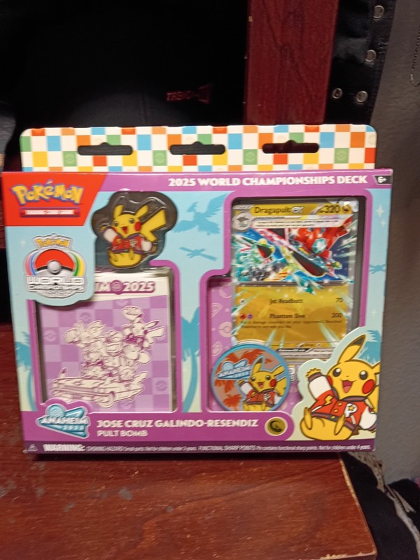 POKEMON 2025 WORLD CHAMPIONSHIPS DECK - JOSE CRUZ GALINDO-RESENDIZ NEW - SEALED