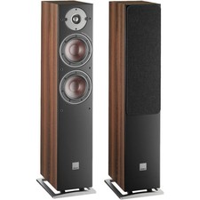 Dali Oberon 5 Speakers - Dark Walnut Pair New Floorstanding Tower UK Stock