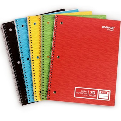 Spiral Notebooks, 1 Subject, College-Ruled Paper, Thick Paper Resists Ink Ble...
