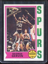 1974  Topps Basketball  # 196  George Gervin   