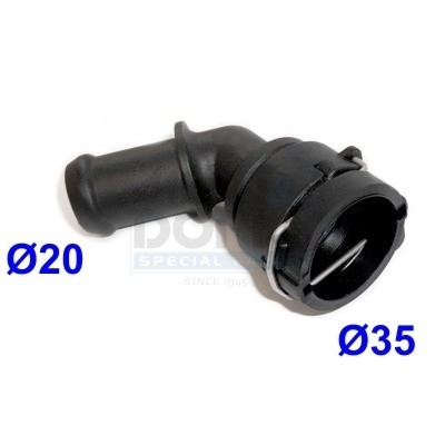 Meat & Doria KüHlmittelflansch FüR VW Golf IV 1J1 1.4 16V 1.6 1J5 1.9 TDI 9C1-image