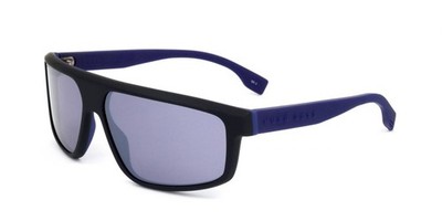 Hugo Boss BOSS 1379/S Matte black blue 61/14/130 Herren Sonnenbrillen