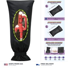 Outdoor Faucet Covers for Winter, 18" W x 43" H Outside Yard Hydrant Protecto...
