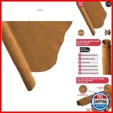 ELW Suede Cowhide 2-4oz Pre-Cut Side Leather 4-6 SQ FT Buckskin USA Made