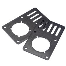 2Pack Stepper Motor Mounting Bracket Mount Plate Black for 3D Printer
