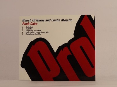 BUNCH OF GURUS AND EMILIA MAJELLO PUNK CAKE (E90) 5 Track Promo CD Single includ