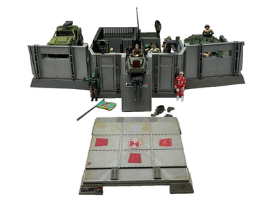 Vtg 1983 G.I. Joe Headquarters Command Center, MOBAT & VAMP Lot | eBay