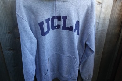 Vintage UCLA GRAY Hoodie Made  MED CHEST AT 46'' - located d48