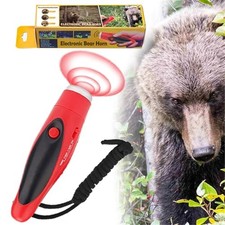 120dB Electronic Bear Horn to Scare Bears- Loud Air Horn for Safety Hiking