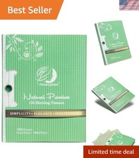 Natural Green Tea Oil Absorbing Tissues - 100 Counts, Face Oil Blotting Pape...