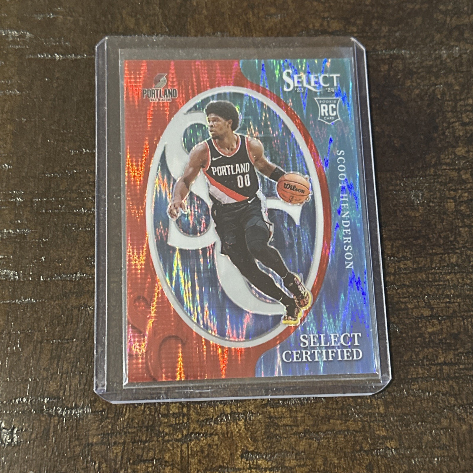 2023-24 Select Certified Red Flash #19 Scoot Henderson RC Rookie 50/99