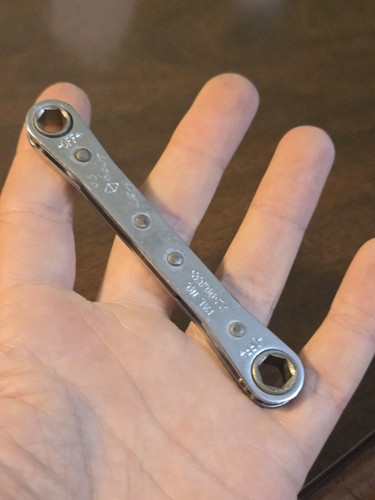 PROTO MAC 7 e 8 mm chiave a cricchetto estremità scatola BREVETTO 2.500.835 MADE IN USA - Foto 7 di 7