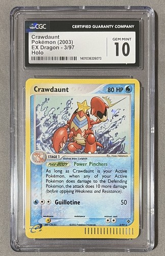 Crawdaunt graded CGC 10 for sale on eBay
