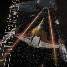 90S Original Vintage Starwars Episode 1 Movie T No.yp942