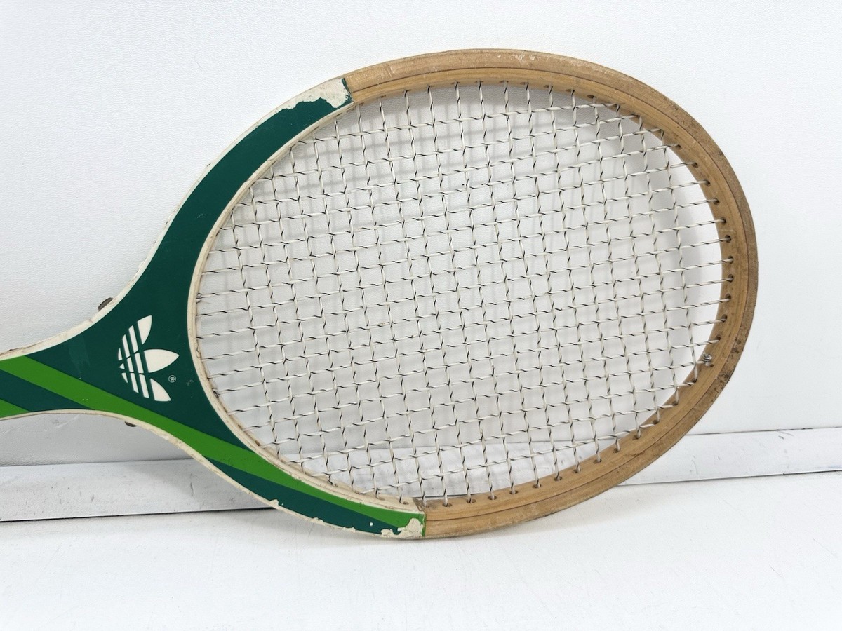 Vintage Tennis Racquet Adidas Junior Model ADS 010 Green Antique